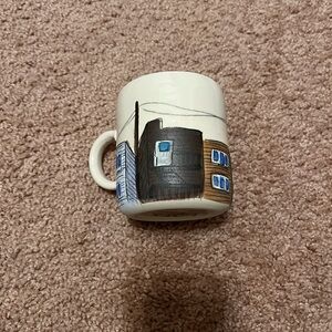 Natalie Santoro Art Alley mug Custom Pottery